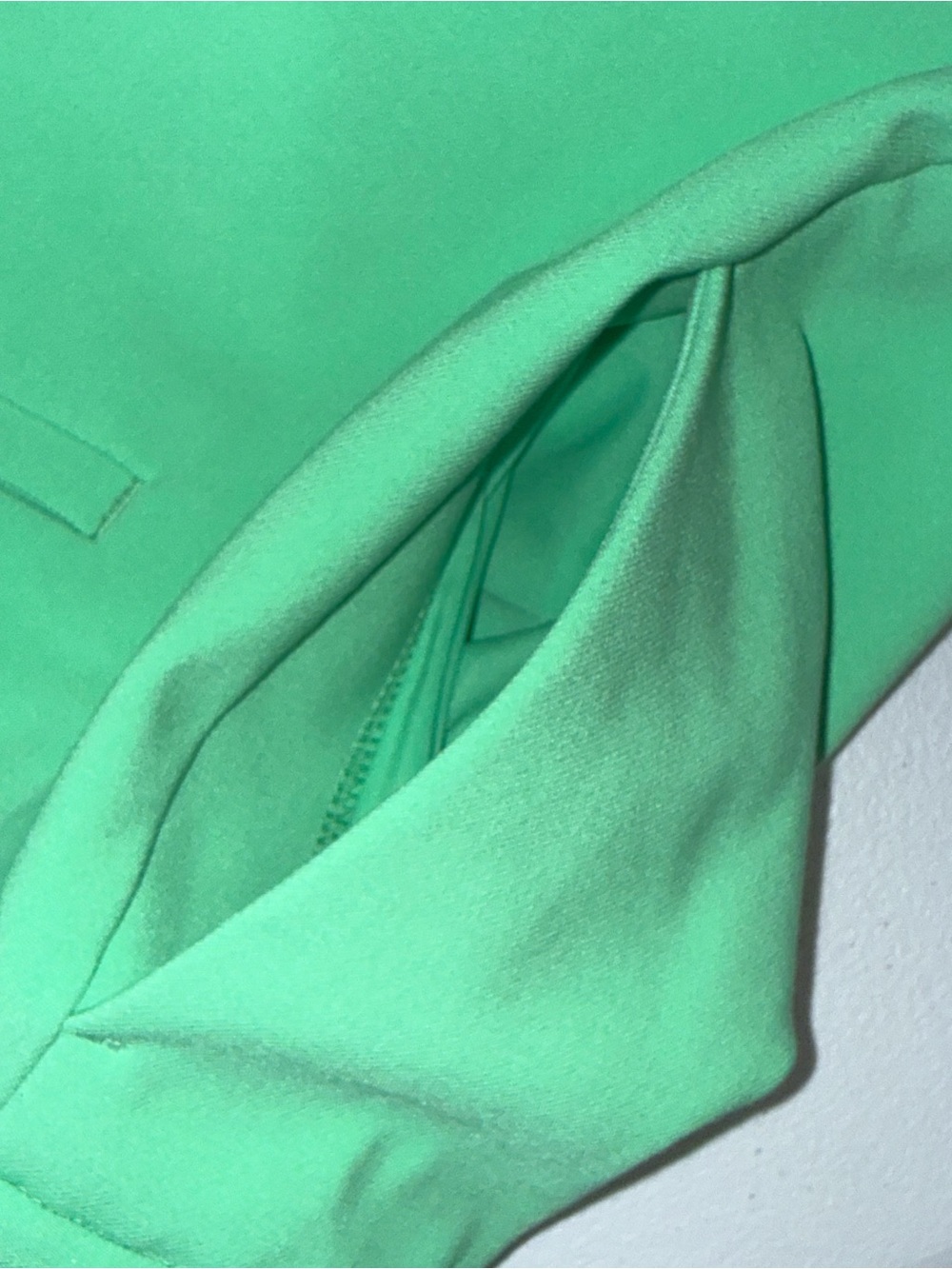Express Stylist Dress Pants Women’s 6 Long Green High Rise Stretch Straight NWOT - Picture 7 of 10